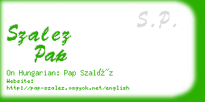 szalez pap business card